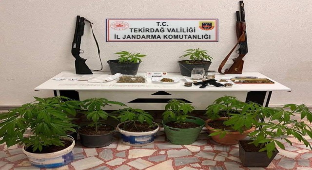 Tekirdağın 4 ilçesinde uyuşturucuya darbe: 6 gözaltı
