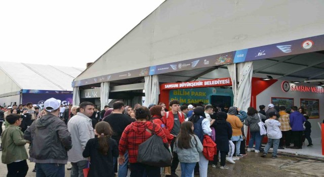 TEKNOFESTte Samsun Valiliği standına yoğun ilgi