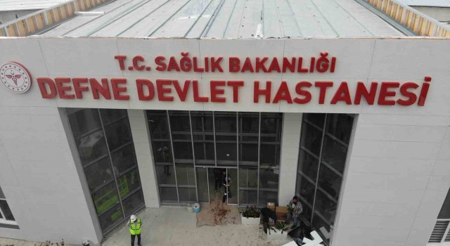Temeli gündem olan Defne Devlet Hastanesi, yarın Cumhurbaşkanı Erdoğanın ziyaretiyle açılıyor