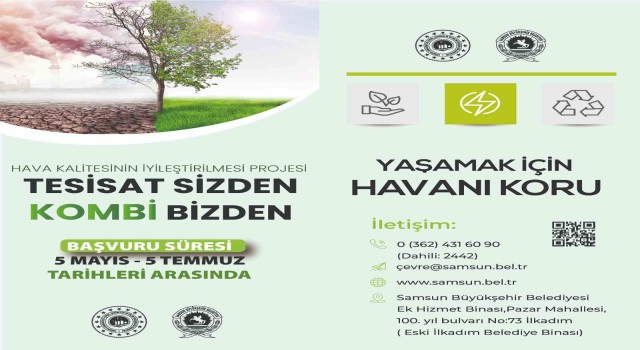 Tesisat vatandaştan, kombi belediyeden