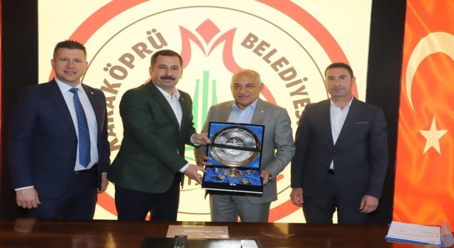 TFF Başkanı Büyükekşiden, Karbel Karaköprü Belediye Spora ziyaret