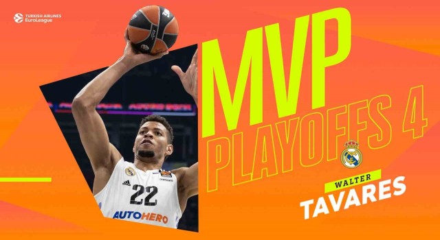 THY Euroleague play-off 4. maçların MVPsi Walter Tavares oldu