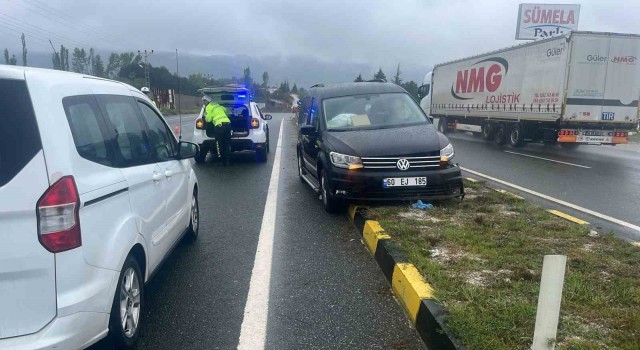 Tosyada trafik kazası: 1 yaralı