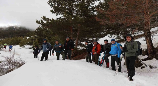 Trekkingçiler bir günde iki mevsim yaşadılar
