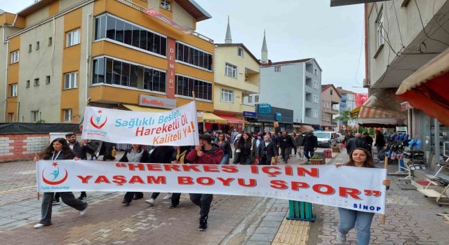 Türkelide “Sağlık İçin Hareket Et” yürüyüşü