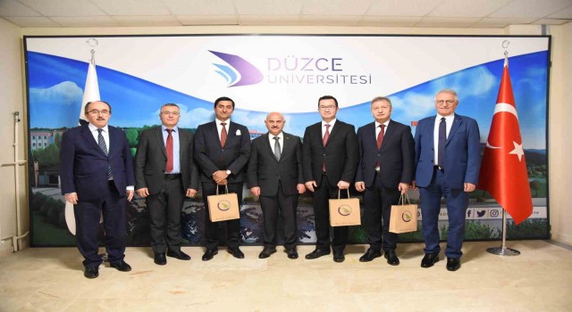 Ulaştırma ve Altyapı Bakanlığı heyeti Düzce Üniversitesinde
