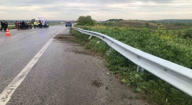 Uzunköprüde trafik kazası: 2 yaralı