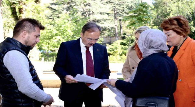 Vali Kızılkaya, Orhan Gazi Caminde yürütülen çalışmaları inceledi