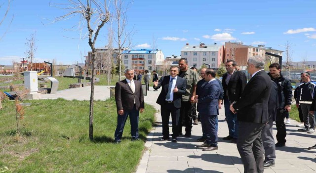 Vali Türker Öksüz belediye çalışmalarını inceledi