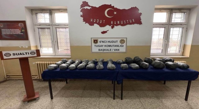 Van hudut hattında 36 kilo uyuşturucu madde ele geçirildi