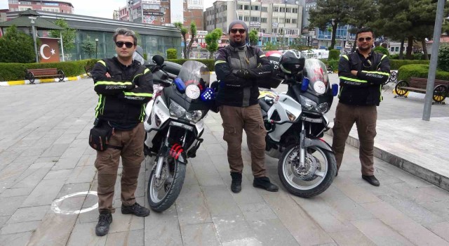 Vanda motosikletli 112 ekipleri göreve hazır