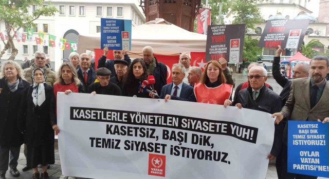 Vatan Partisi Bursa İl Başkanı Çınar: Kemel Kılıçdaroğlu kasetle cumhurbaşkanı yapılmak isteniyor