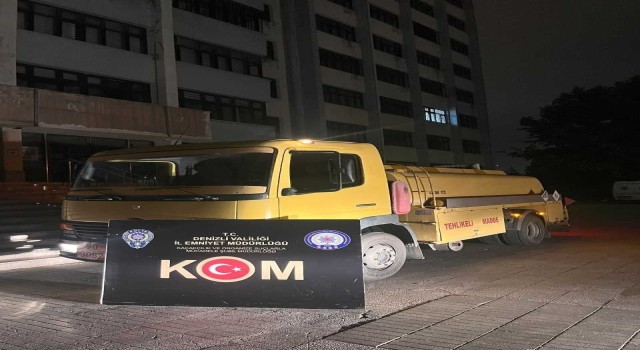 Yakıt tankerinden kaçak akaryakıt çıktı