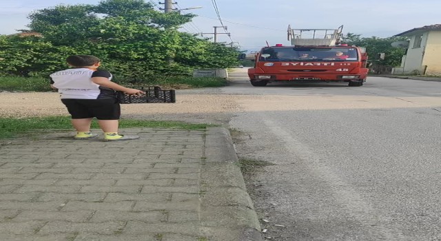 Yuvadan düşen kuşu fark eden çocuğun merhameti dikkat çekti