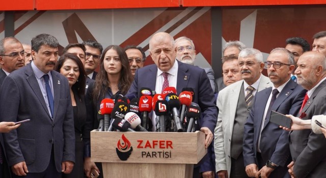 Zafer Partisi Genel Başkanı Özdağ: “(Kılıçdaroğluna destek) Nihayetlenmesi için yüz yüze bazı görüşmeler yapılması gerekiyor”