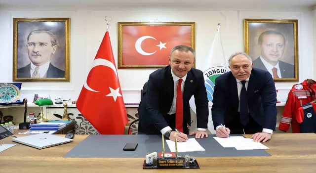 Zonguldak Belediyesi 720 işçiye yüzde 45 zamlık sözleşmeyi imzaladı
