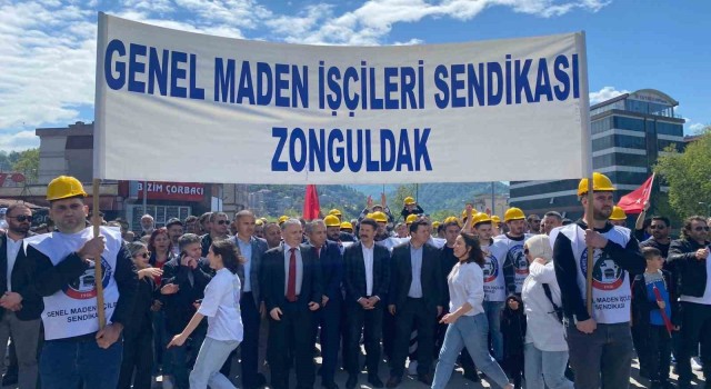 Zonguldakta 1 Mayıs kutlandı