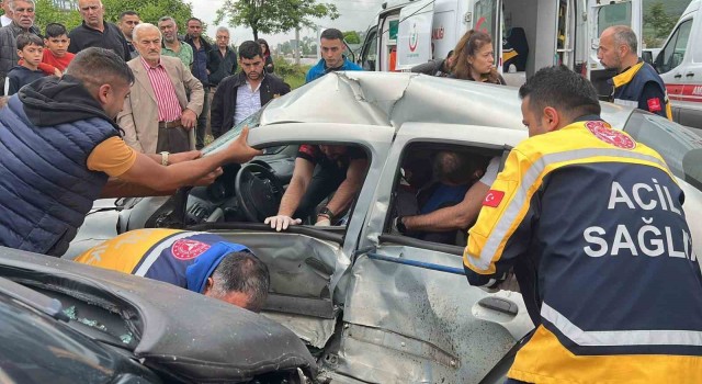 Zonguldakta kaza: Sürücü öldü, kızı yaralandı