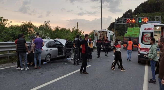 Zonguldakta trafik kazası: 4 yaralı