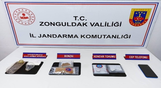 Zonguldakta uyuşturucu operasyonunda 1 tutuklama