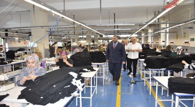 ZONSİADın başlattığı eve dönüş projesine 2 adet tekstil atölyesi destek verdi