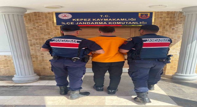 14 yıl hapis cezası bulunan şahıs arkadaşına ait evde yakalandı