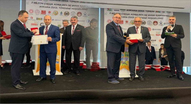 “2 Milyon Çocuk için Ben de Varım“ projesi ödül aldı