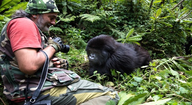 80 ülkede vahşi hayatı fotoğrafladı, gorillerle burun buruna geldi