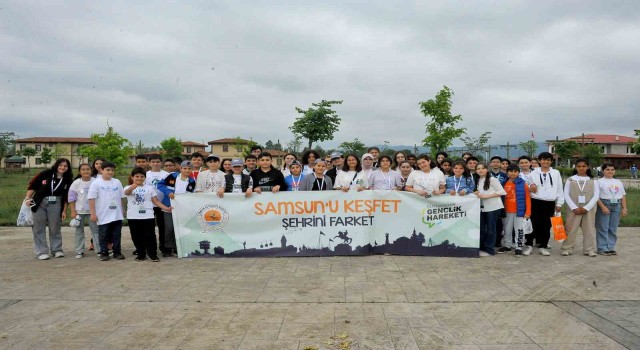 Afetzede gençler Samsunu keşfetti