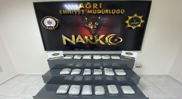 Ağrıda 6 kilo 210 gram skunk ele geçirildi