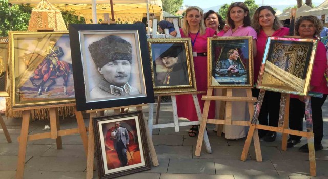 Alaşehirde muhteşem yıl sonu sergisi