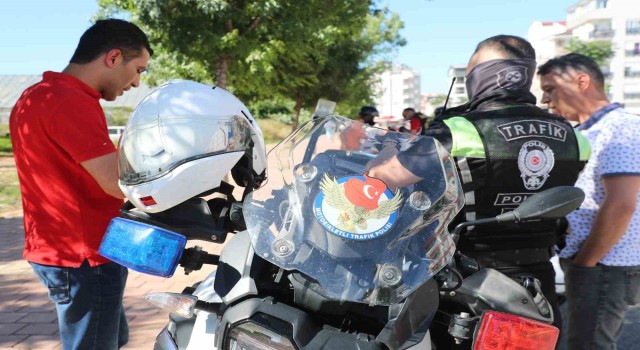 Antalyada 128 araca idari işlem yapıldı