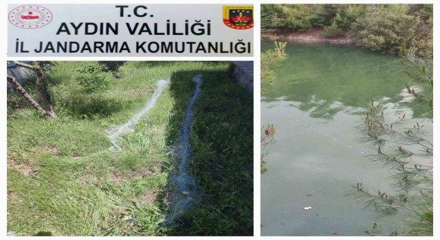 Barajda kaçak avlanan 1 kişi yakalandı