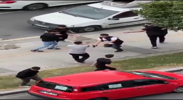 Başakşehirde silahlı kavga kamerada