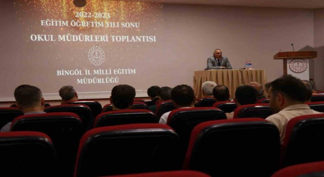 Bingölde eğitim- öğretim değerlendirme toplantısı yapıldı