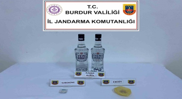 Burdurda jandarma ekiplerinden uyuşturucu operasyonu