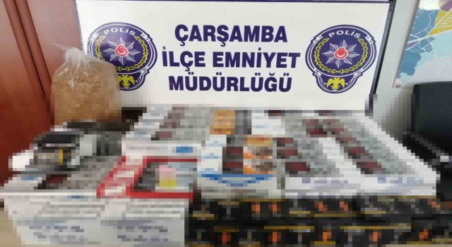 Çarşambada kaçak sigara operasyonu