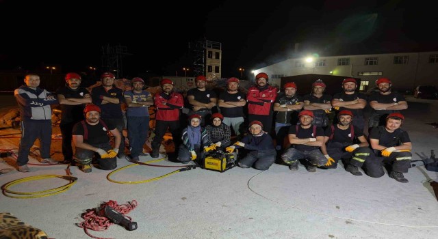 Çorum Belediyesinden gerçeği aratmayan tatbikat