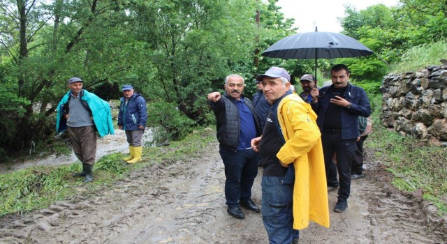 Çorumda sel: Dereler taştı, tarım arazileri sular altında kaldı