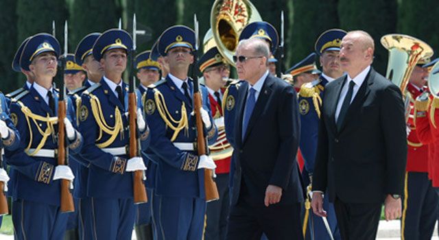 Cumhurbaşkanı Erdoğan, kardeş ülke Azerbaycan’da