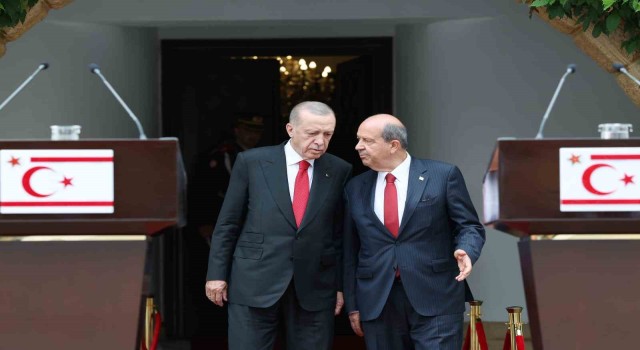 Cumhurbaşkanı Erdoğan: “Müzakere masasına geri dönülecekse bunun yolu Kuzey Kıbrıs Türk Cumhuriyetinin tanınmasından geçmektedir