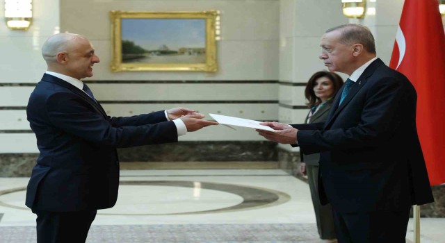 Cumhurbaşkanı Erdoğan, Polonya Büyükelçisi Langı kabul etti
