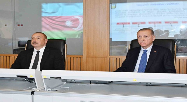 Cumhurbaşkanı Erdoğan ve Cumhurbaşkanı Aliyev, Hava Komuta Merkezinin açılışını gerçekleştirdi