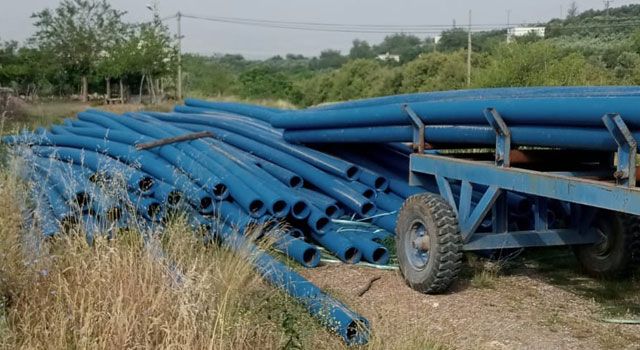 Depremde zarar gören içme suyu hattı yenileniyor