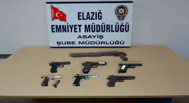 Elazığda asayiş ve şok uygulamaları: 35 kişi tutuklandı