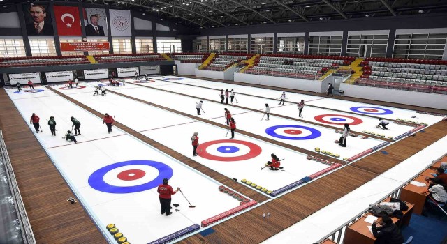 Erzurumda Curling heyecanı