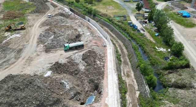 Fatsa Millet Bahçesi inşaatı devam ediyor