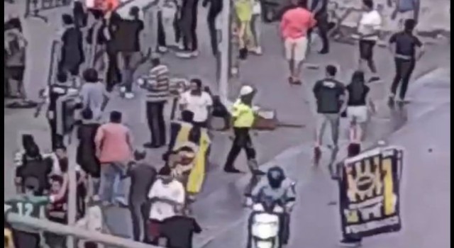 Fenerbahçe-Başakşehir maçı öncesi İzmirde olay