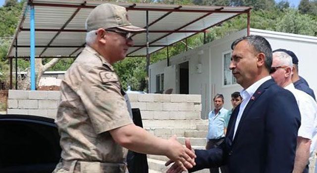 Gazi Kaba’ya Albay Altundarak’tan ziyaret