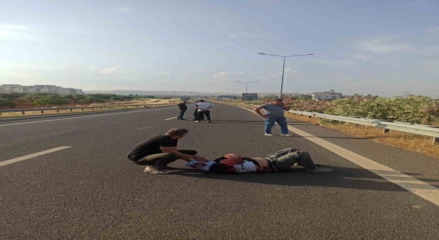 Gaziantepte motosiklet kazası: 1 ağır yaralı